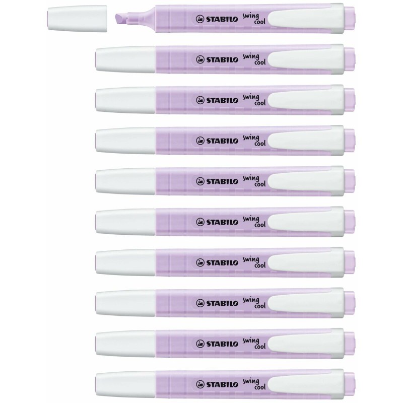 Fluoreszenzmarker-Set Stabilo Swing Cool Violett 10 Stücke