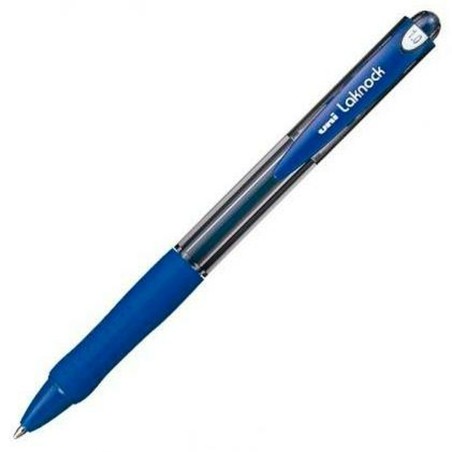 Flüssigtintenstift Uni-Ball Rollerball Laknock SN-100 Blau 0,4 mm (12 Stücke)