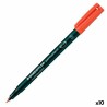 Dauermarker Staedtler Lumocolor 313-2 S Rot (10 Stück)