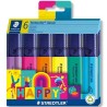 Fluoreszenzmarker-Set Staedtler Textsurfer Classic Happy Line (10 Stück)