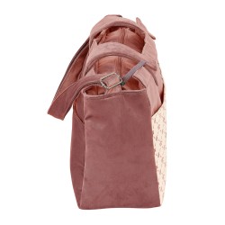 Wickeltasche Safta Marsala Rosa (46 x 26 x 15 cm)