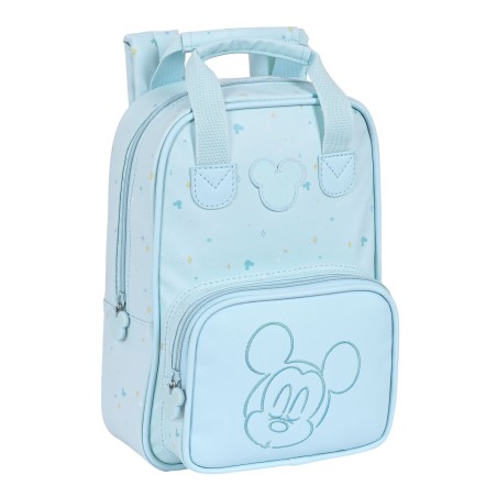 Schulrucksack Mickey Mouse Clubhouse Hellblau (20 x 28 x 8 cm)