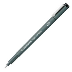 Filzstifte Staedtler Pigment Line Schwarz (10 Stück)