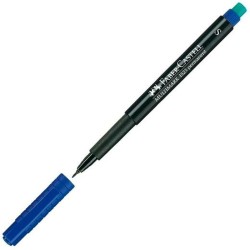 Dauermarker Faber-Castell Multimark 1523 M Blau (10 Stück)