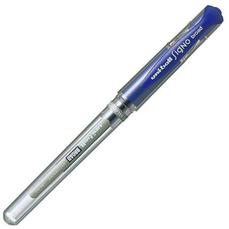 Flüssigtintenstift Uni-Ball Signo Broad UM-153 W Blau 0,6 mm (12 Stücke)