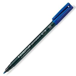 Dauermarker Staedtler Lumocolor 317-3 M Blau (10 Stück)