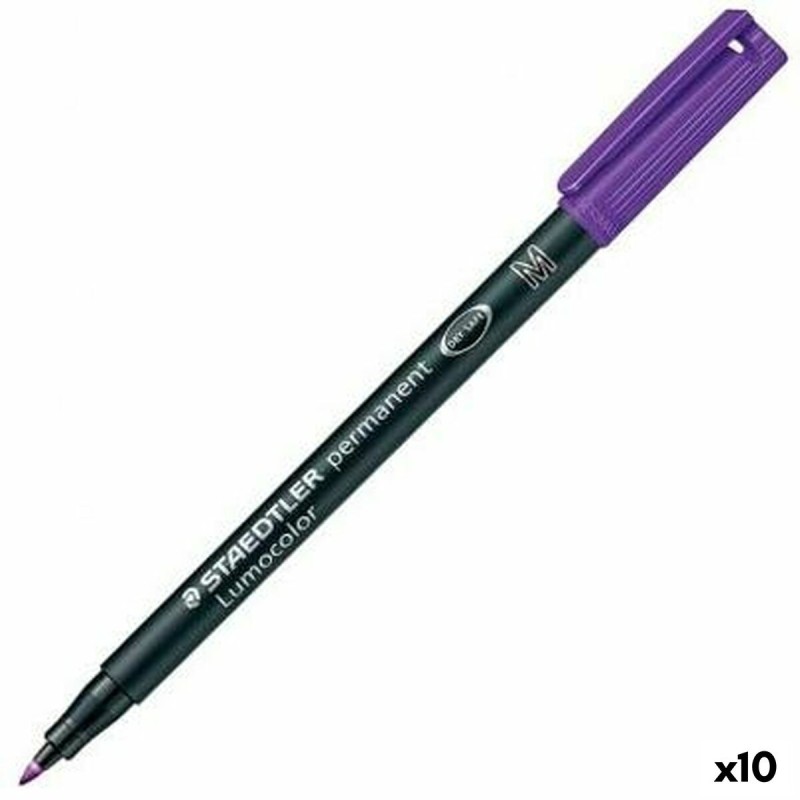 Dauermarker Staedtler Lumocolor 317-6 M Violett (10 Stück)