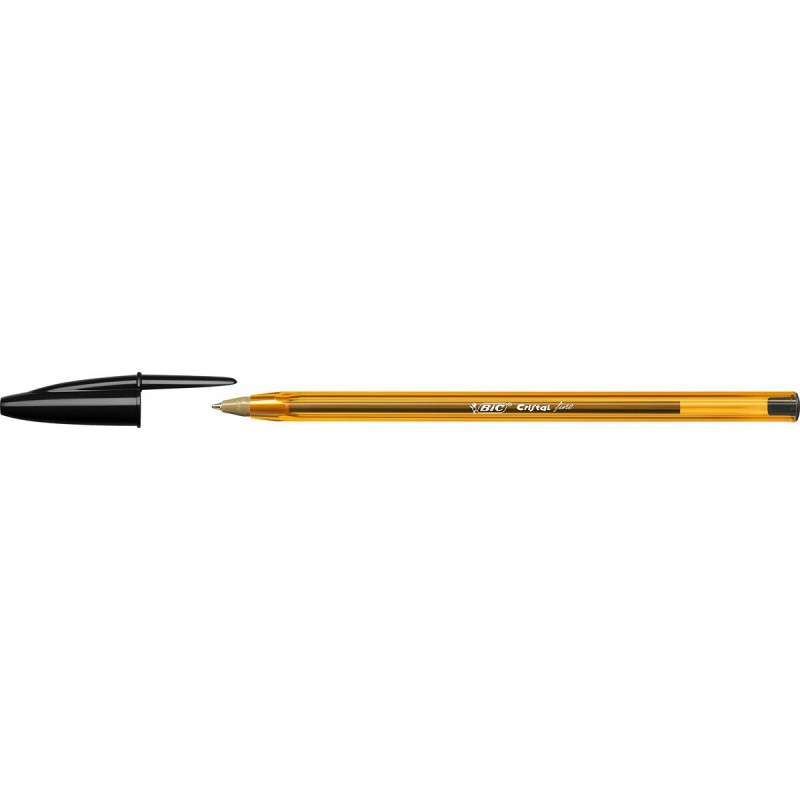 Stift Bic Cristal Fine Schwarz 0,3 mm 50 Stücke