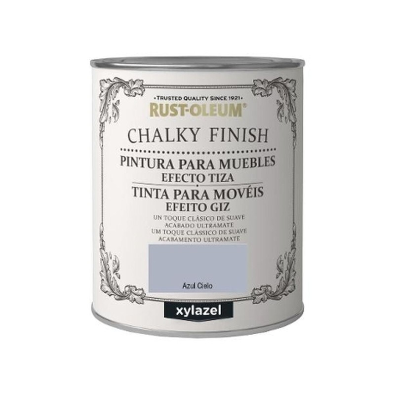 Farbe Bruguer Rust-oleum Chalky Finish 5397549 Möbel Himmelsblau 750 ml