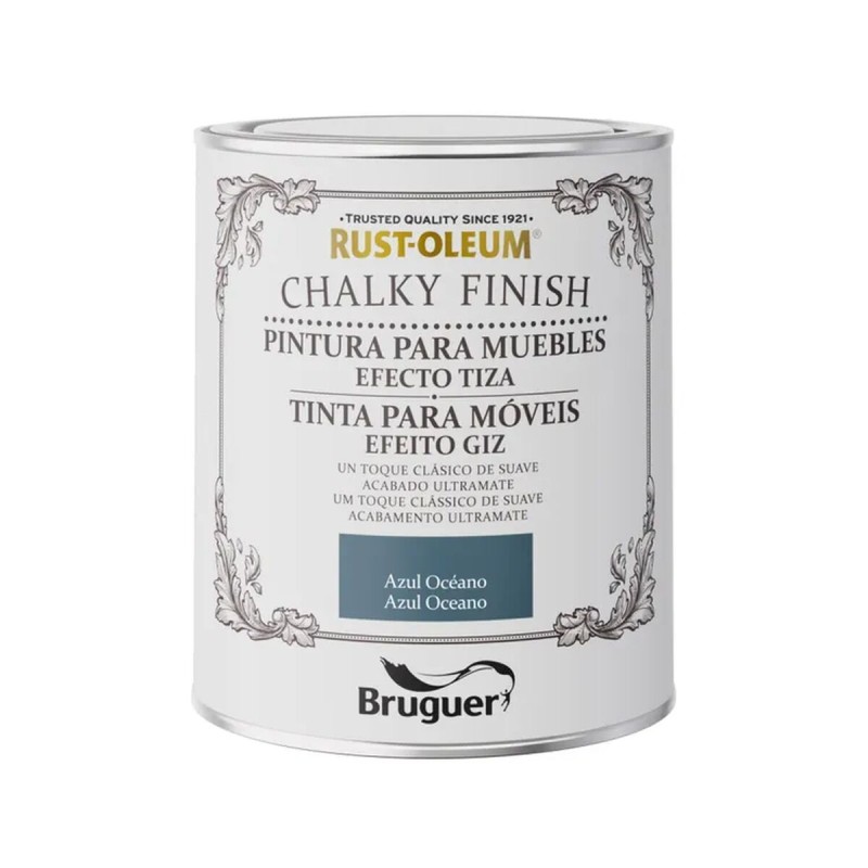 Farbe Bruguer Rust-oleum Chalky Finish 5733886 Möbel 750 ml Azul Océano