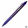 Stift Pilot Frixion Clicker Löschbare Tinte Violett 0,4 mm 12 Stück