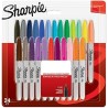 Marker-Set Sharpie 24 Stücke Permanent Bunt 0,9 mm