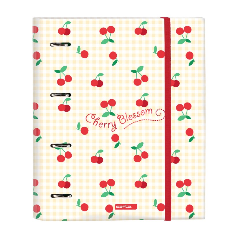 Ringbuch Safta Cherry A4 Beige (27 x 32 x 3.5 cm)