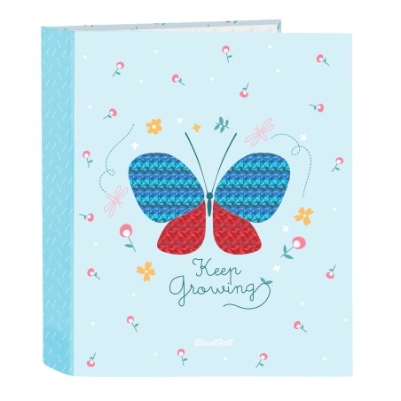 Ringbuch BlackFit8 Mariposa Blau A4 27 x 33 x 6 cm