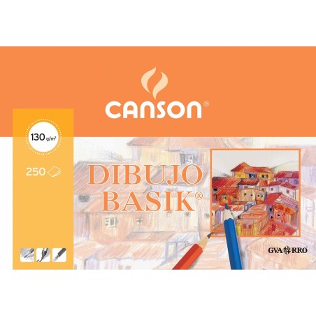 Zeichenpapier Canson Basik Weiß A3 250 Blatt