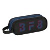 Zweifaches Mehrzweck-Etui BlackFit8 Urban Schwarz Marineblau (21 x 8 x 6 cm)