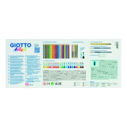 Zeichenset Giotto Artiset 65 Stücke Bunt