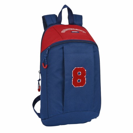 Kinderrucksack Safta University Mini Rot Marineblau (22 x 39 x 10 cm)