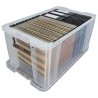 Stapelbare Organizer-Box Archivo 2000 Durchsichtig 38 x 65 x 31 cm