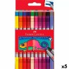 Marker-Set Faber-Castell Etüie Bunt (5 Stück)