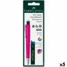 Druckbleistift Faber-Castell Grip Matic Rosa 0,7 mm (5 Stück)