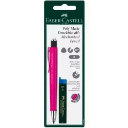 Druckbleistift Faber-Castell Grip Matic Rosa 0,7 mm (5 Stück)