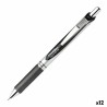 Gel-Stift Pentel Energel XM Klick 0.7 Schwarz 12 Stücke