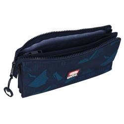 Dreifaches Mehrzweck-Etui Eckō Unltd. Peaks Marineblau (22 x 12 x 3 cm)