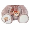 Plüschbär DKD Home Decor Weiß Schal Braun Für Kinder Bär 50 x 30 x 60 cm