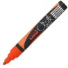 Flüssige Kreidemarker Uni-Ball PWE-5M Fluor Orange (6 Stück)