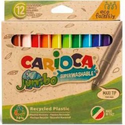 Marker-Set Carioca Jumbo Eco Family 24 Stücke Bunt (24 Stück)