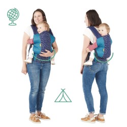 Babytrage Badabulle Easy & Go 15 kg Blau Ergonomisch 0-4 Jahre