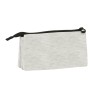 Dreifaches Mehrzweck-Etui Kappa Grey knit Grau (22 x 12 x 3 cm)