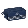 Dreifaches Mehrzweck-Etui Kappa Navy Marineblau (21,5 x 10 x 8 cm)