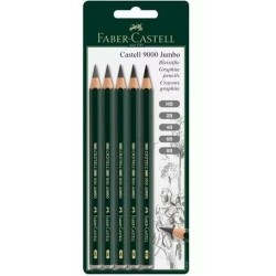 Bleistifte Set Faber-Castell Sechseckig 2B 4B 6B 8B (5 Stück)