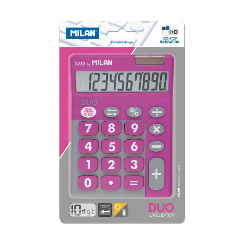 Taschenrechner Milan Duo Calculator Rosa PVC