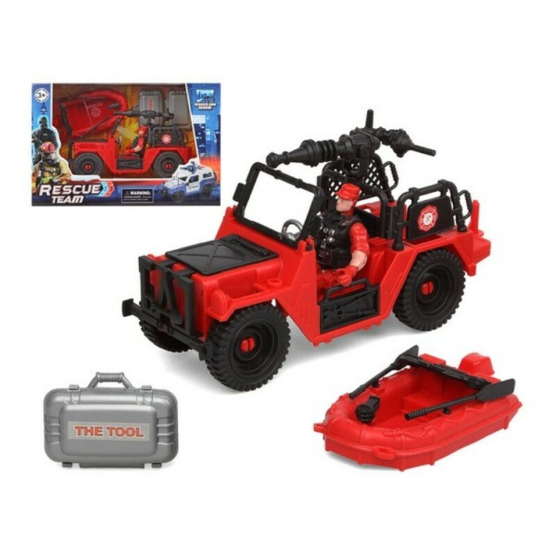 Spielset Fahrzeuge Firefighters Rescue Team 28 x 18 cm