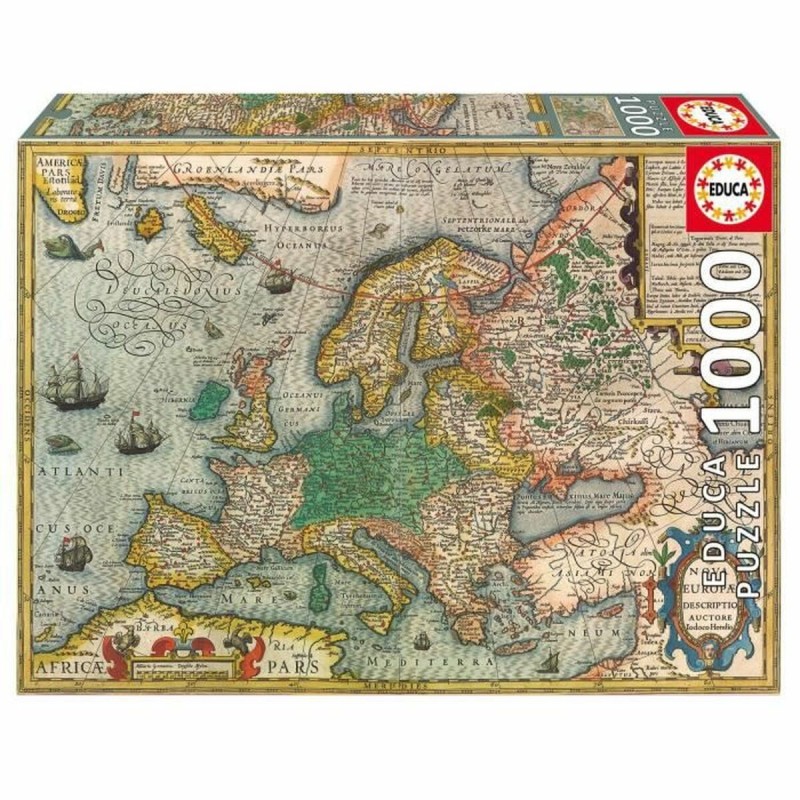 Puzzle Educa 1000 Stücke Karte