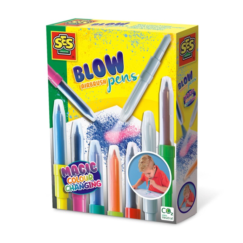 Marker-Set SES Creative Blow Airbrush Pens