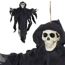 Hängendes Skelett (78 x 57 cm) Schwarz 78 x 57 cm