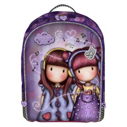 Schulrucksack The Duet Gorjuss M572A Lila 32 x 45 x 13.5 cm