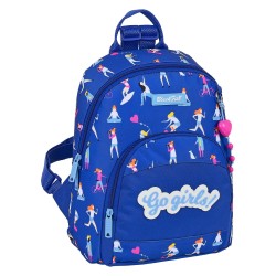 Lässiger Rucksack BlackFit8 Go Girls Blau (25 x 30 x 13 cm)