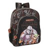 Schulrucksack The Mandalorian The Guild Schwarz Braun (32 x 38 x 12 cm)