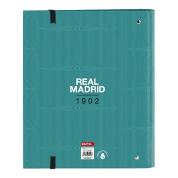 Ringbuch Real Madrid C.F. Weiß Türkisgrün 27 x 32 x 3.5 cm (30 mm)