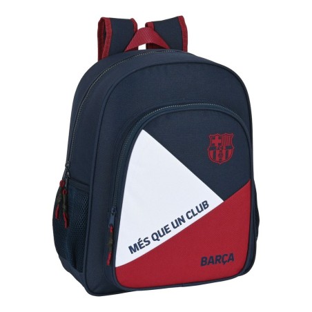 Schulrucksack F.C. Barcelona Blau Granatrot (32 x 38 x 12 cm)