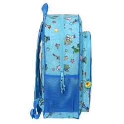 Schulrucksack Toy Story Ready to play Hellblau (33 x 42 x 14 cm)