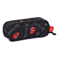 Zweifaches Mehrzweck-Etui Spider-Man Hero Schwarz 21 x 8 x 6 cm