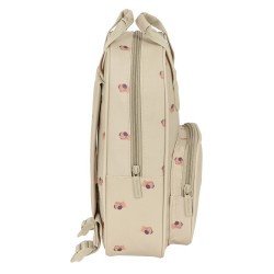 Schulrucksack Safta Puppy 20 x 28 x 8 cm Beige