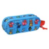 Zweifaches Mehrzweck-Etui PJ Masks Blau 21 x 8 x 6 cm