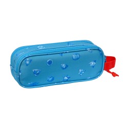 Zweifaches Mehrzweck-Etui SuperThings Rescue force Blau 21 x 8 x 6 cm